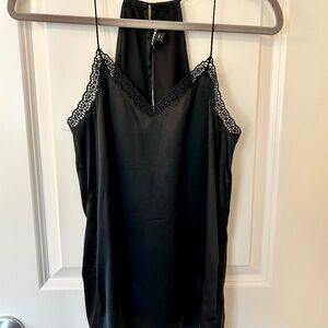 Express NWOT Silk Camisole in Black